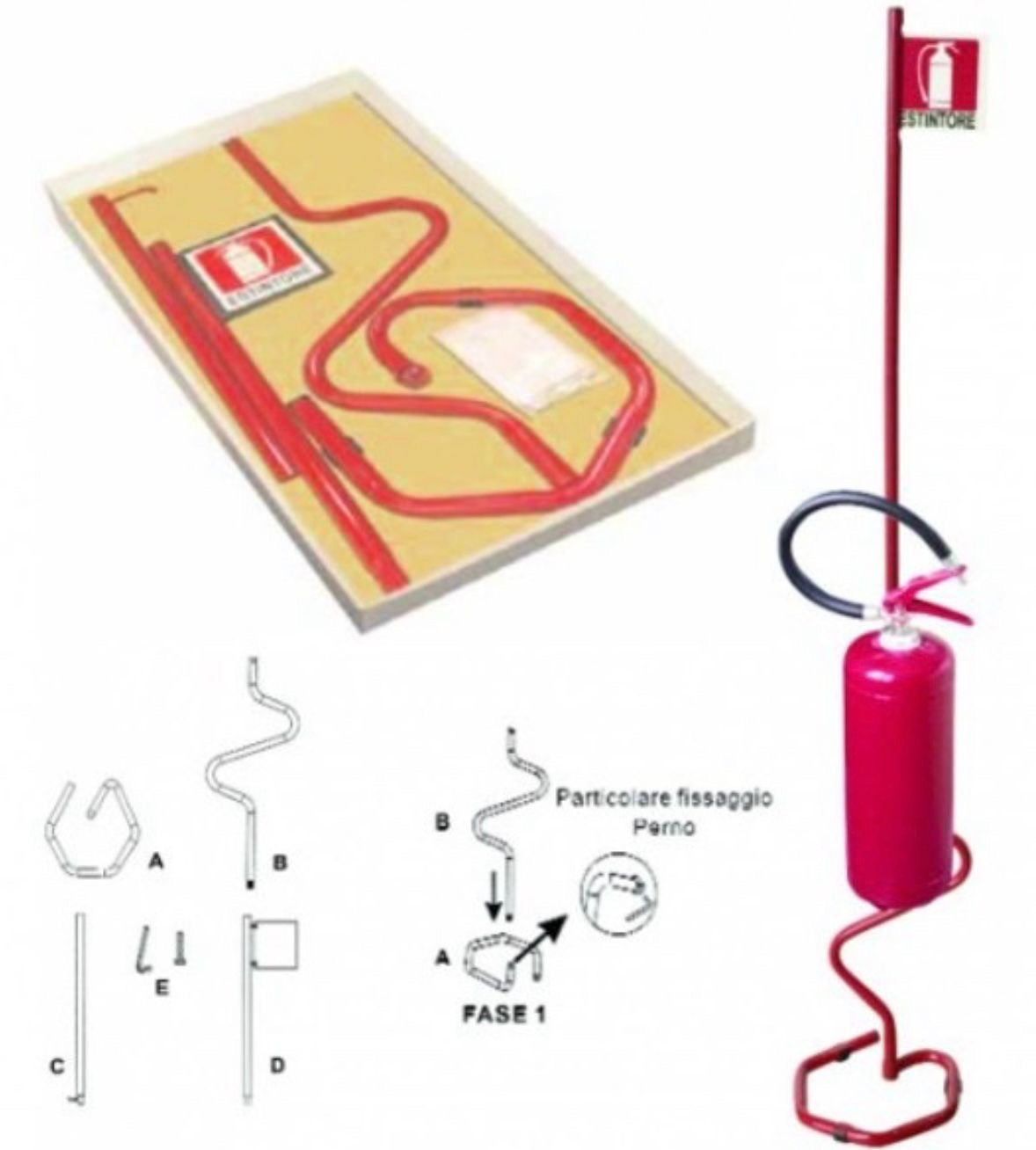 Piantana per estintore